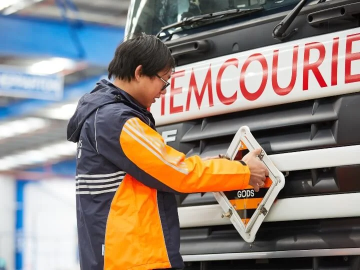 Chemcouriers Team Member Placarding B-Double